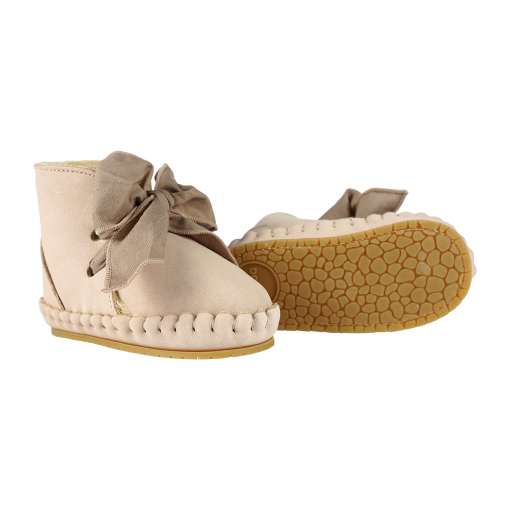 Pina Organza Booties | Powder Nubuck