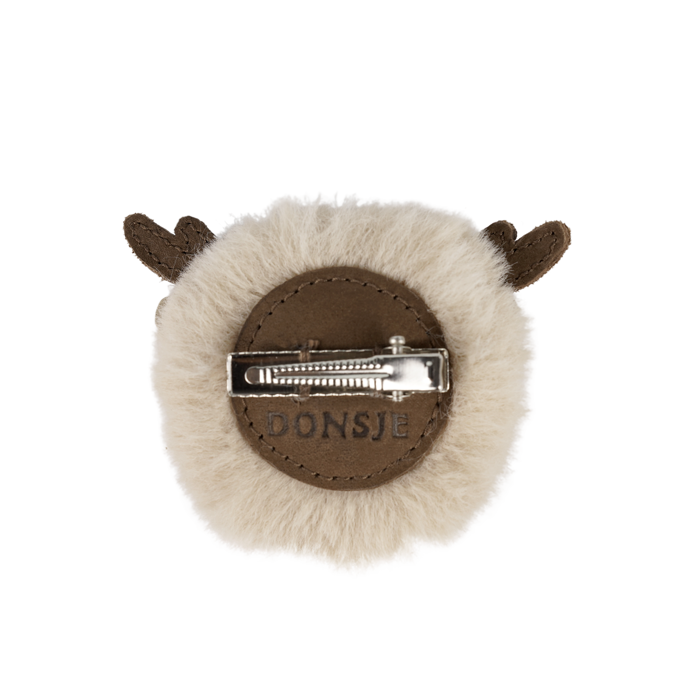 Ploto Hairclip | Reindeer | Light Beige Soft Faux Fur