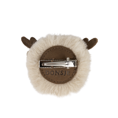 Ploto Hairclip | Reindeer | Light Beige Soft Faux Fur