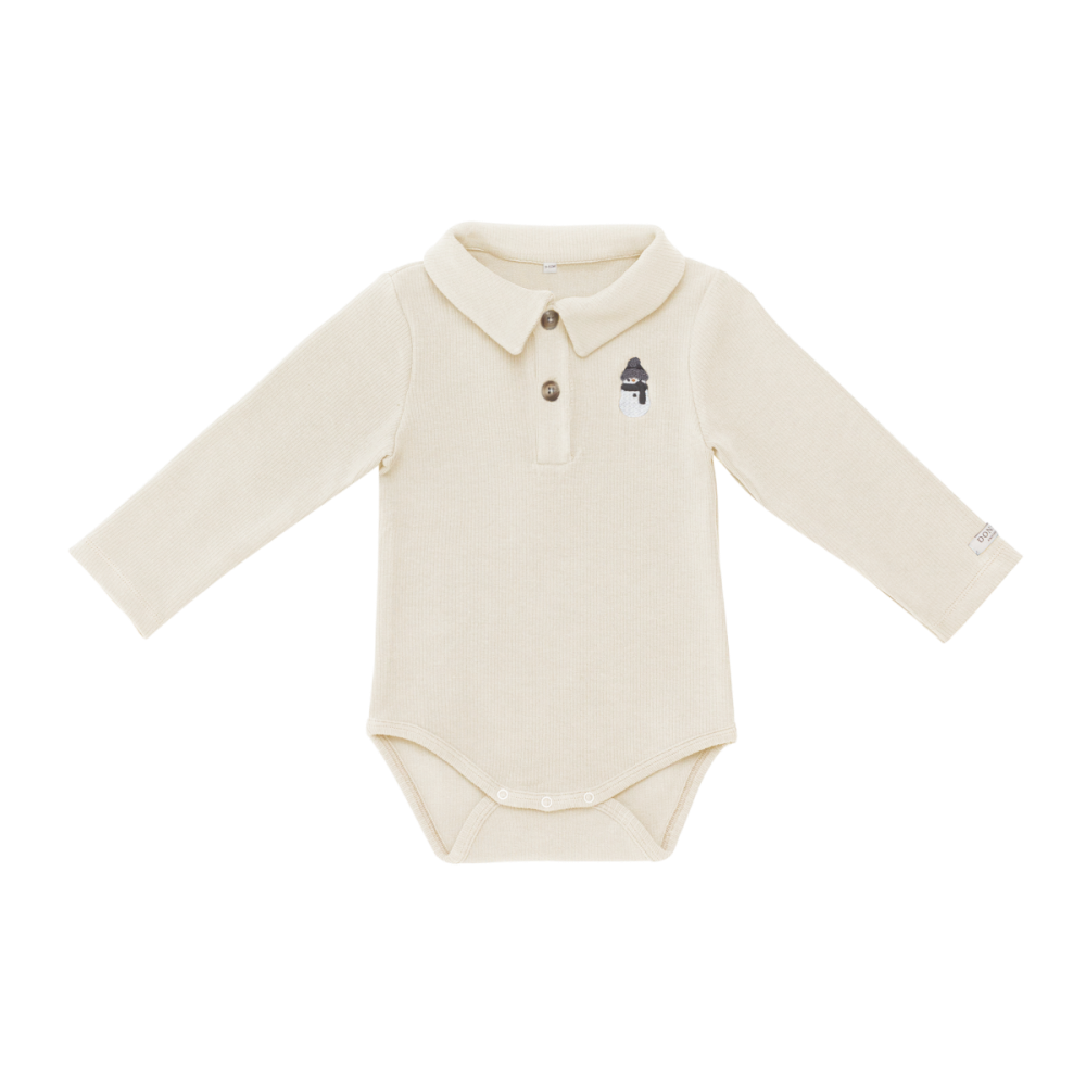 Polau Bodysuit | Snowman | Macaroon