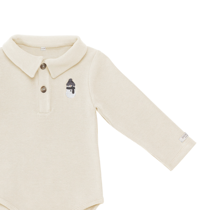Polau Bodysuit | Snowman | Macaroon