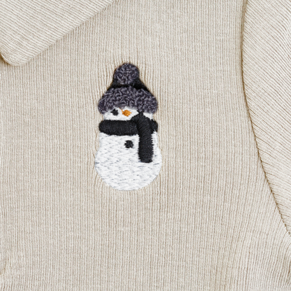 Polau Bodysuit | Snowman | Macaroon