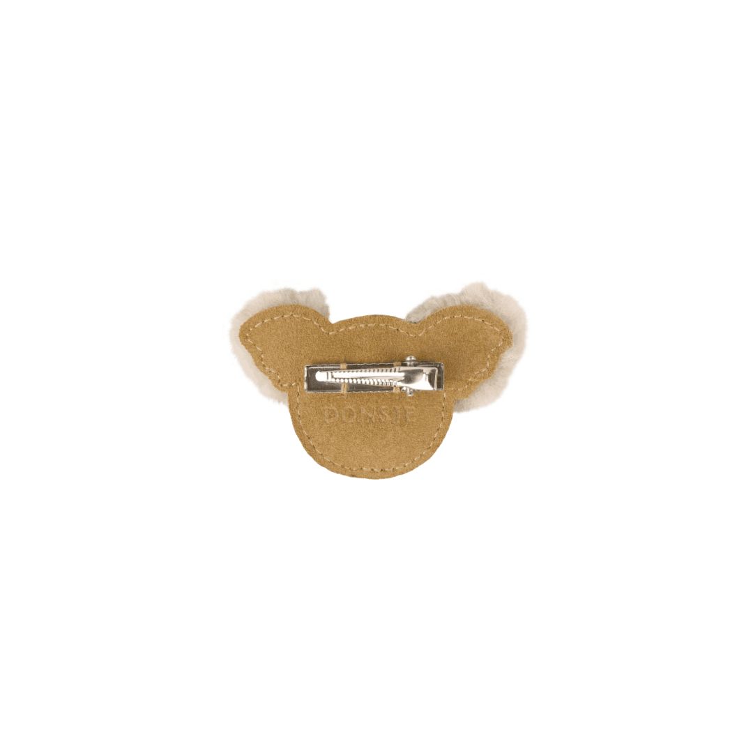 Pouty Clip | Fluffy Koala | Sand Suede