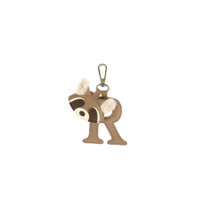 Alphabet Keychain Large | R | Truffle Nubuck