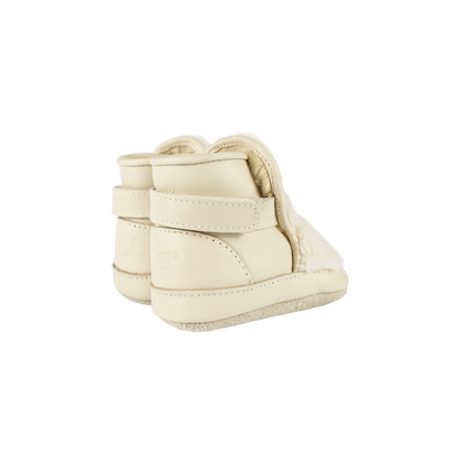 Richy Booties | Polar Bear | Off White Curly Faux Fur