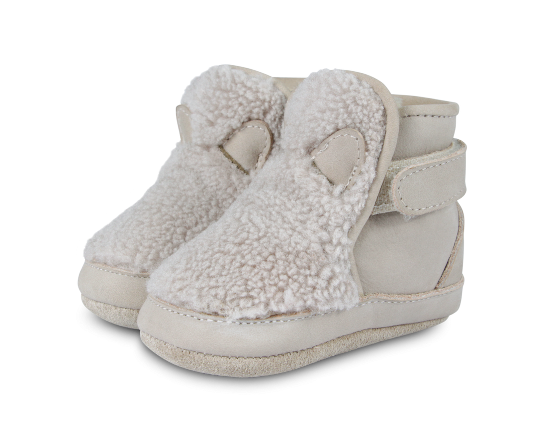 Richy Booties | Cat | Lavender Curly Faux Fur