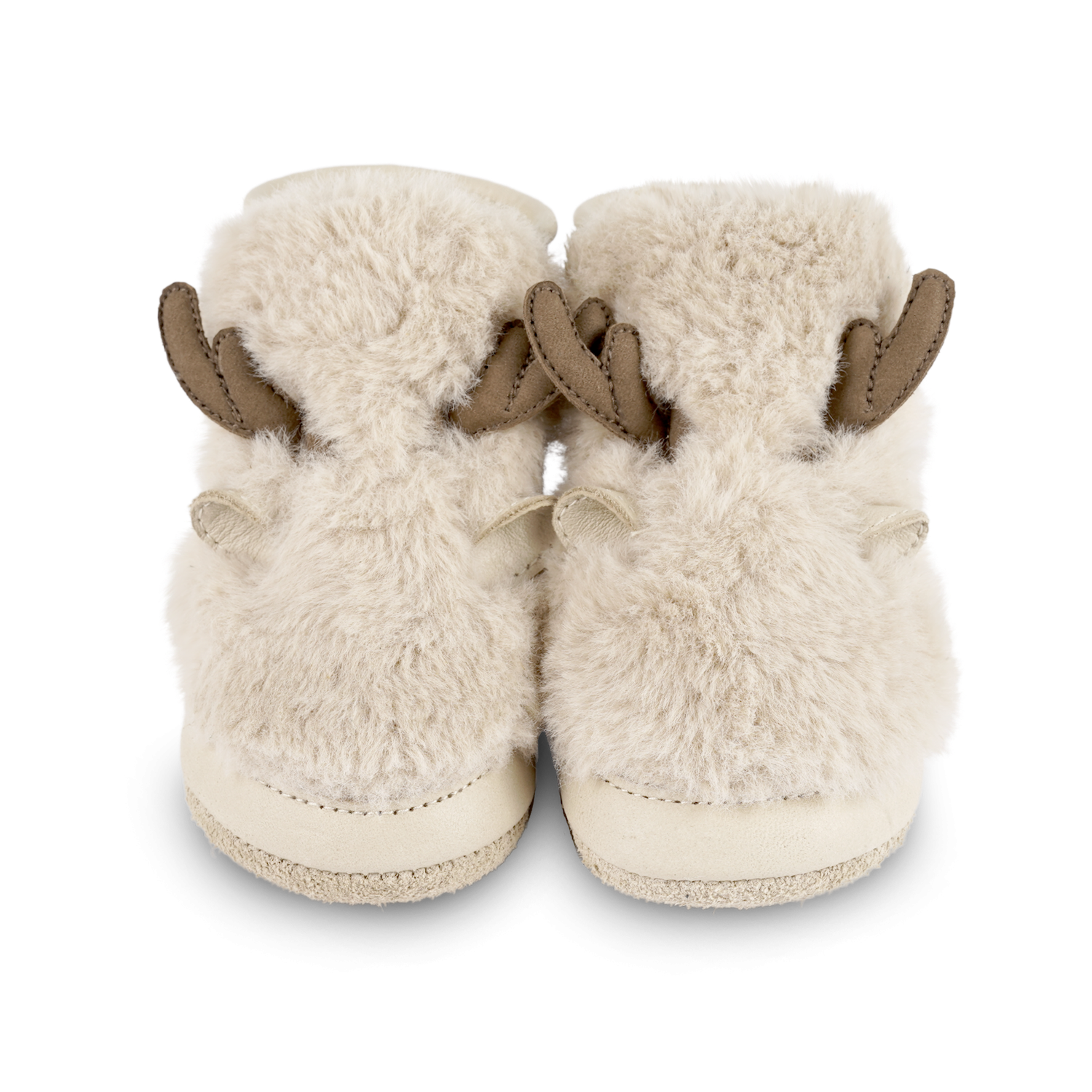 Richy Booties | Reindeer | Light Beige Soft Faux Fur