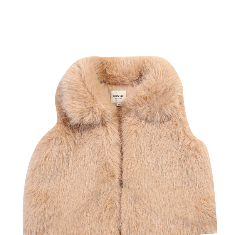 Roswita Gilet | Cloudy Rose Teddy