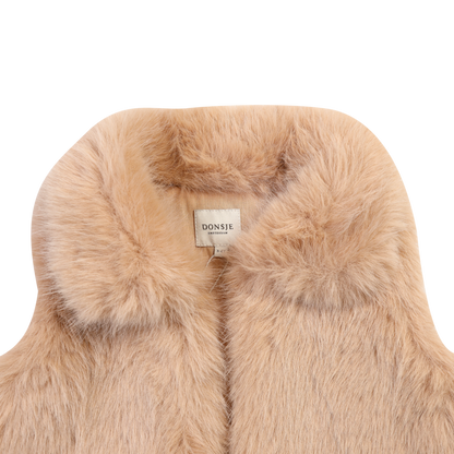 Roswita Gilet | Cloudy Rose Teddy
