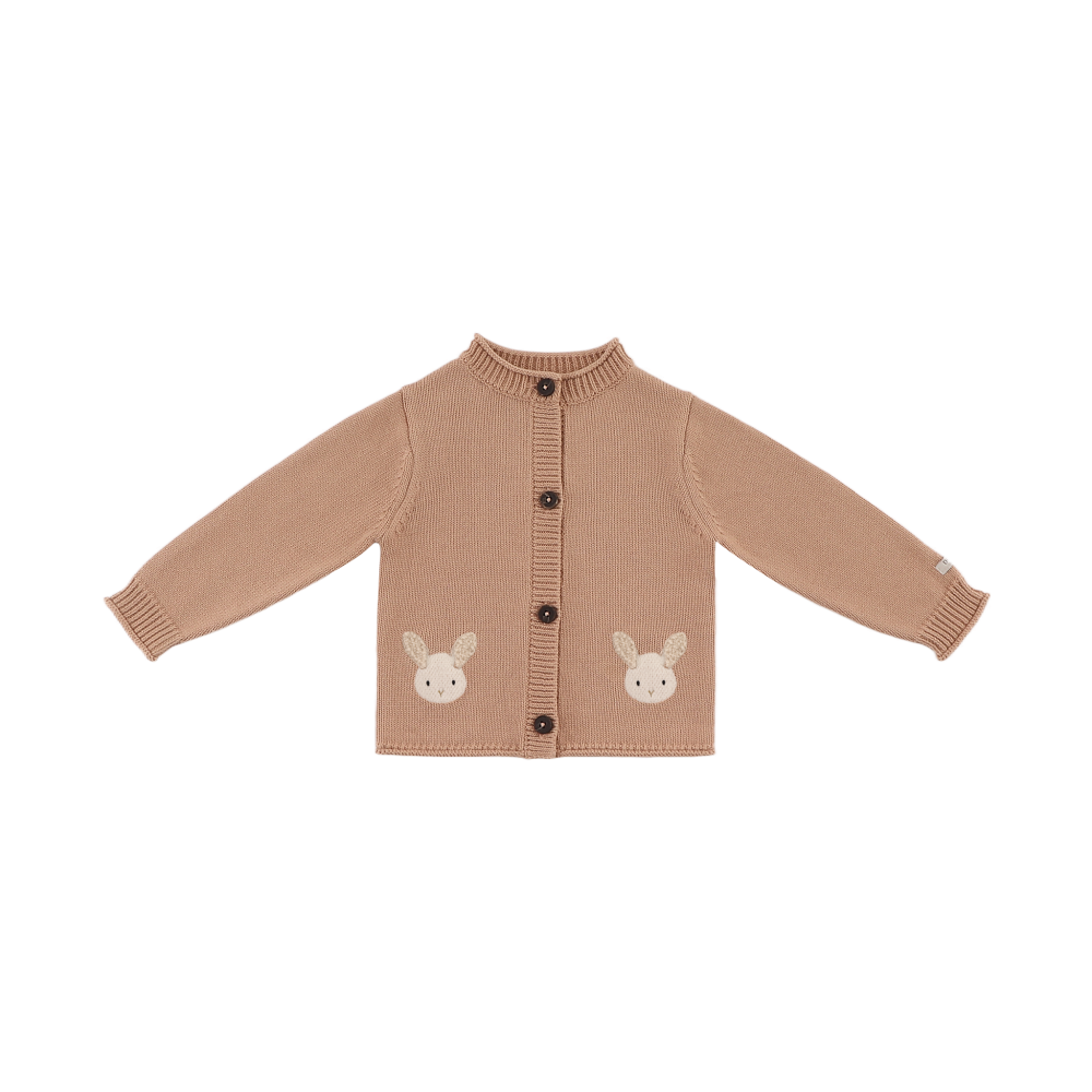 Danta Cardigan | Fluffy Bunny | Rose Mocha