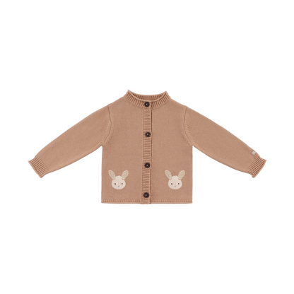 Danta Cardigan | Fluffy Bunny | Rose Mocha
