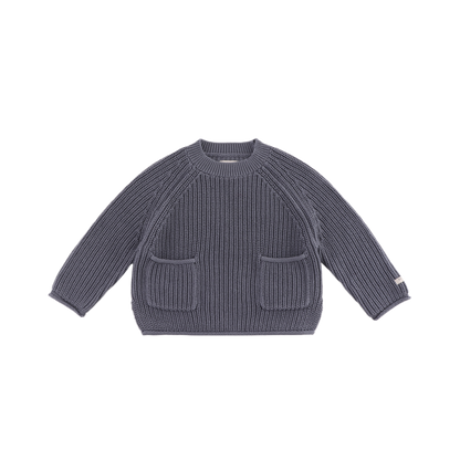 Stella Sweater | Steel Blue