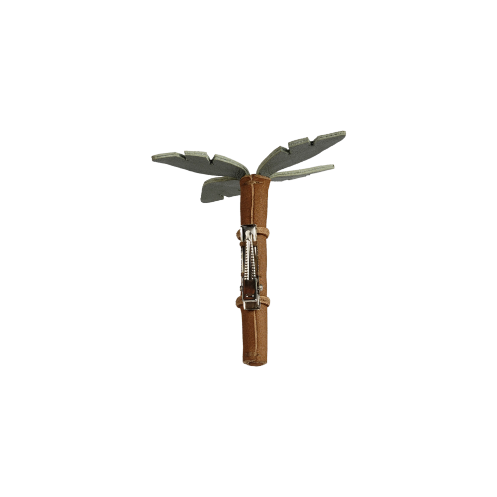 Sina Clip | Palm Tree | Green Bay Leather