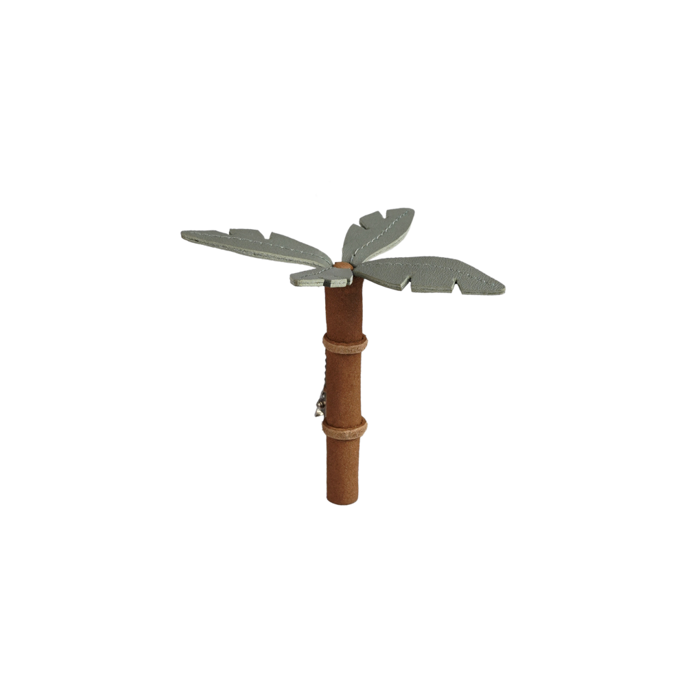 Sina Clip | Palm Tree | Green Bay Leather