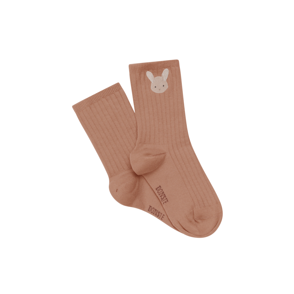 Bell Socks | Fluffy Bunny | Rose Dawn