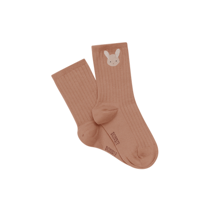 Bell Socks | Fluffy Bunny | Rose Dawn