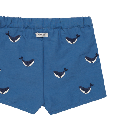 Wangu Swim Shorts | Whales | Royal Blue