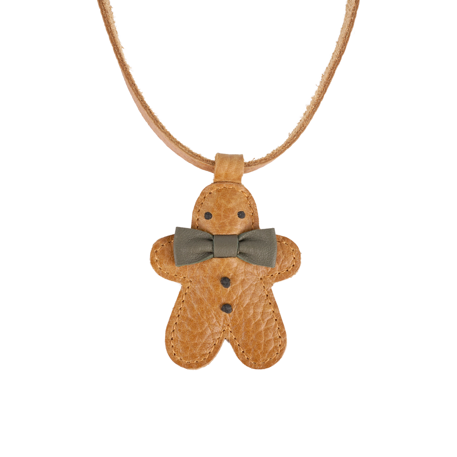 Taaro Necklace | Gingerbread | Toast Grain Leather