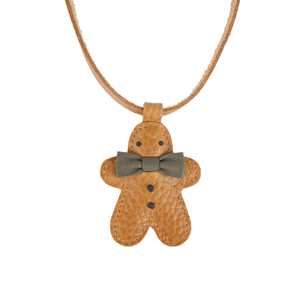 Taaro Necklace | Gingerbread | Toast Grain Leather
