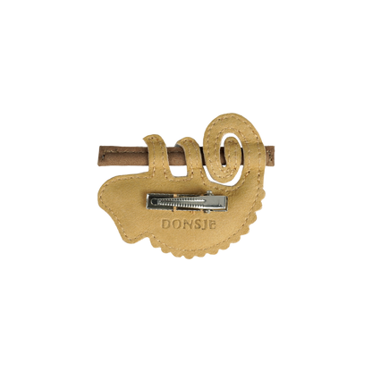 Talei Clip | Yellow Chameleon | Khaki Nubuck
