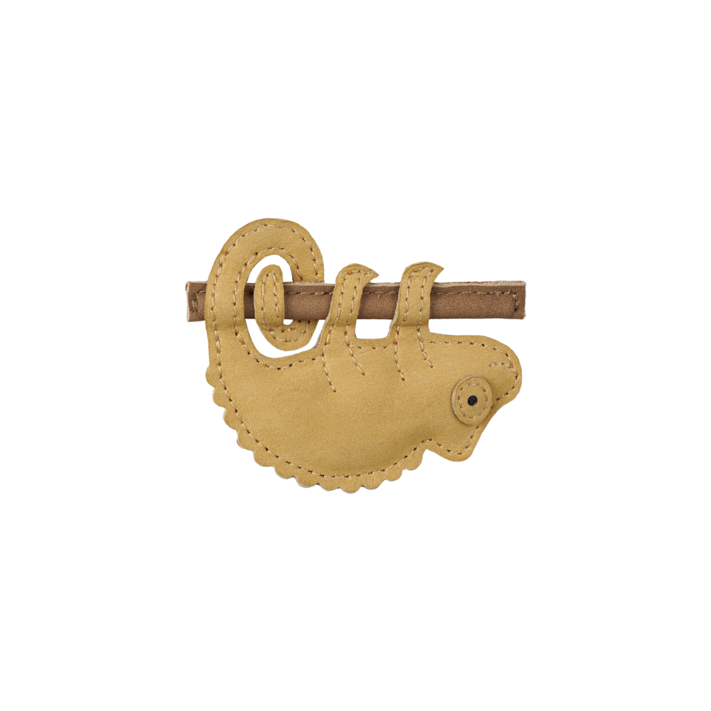 Talei Clip | Yellow Chameleon | Khaki Nubuck