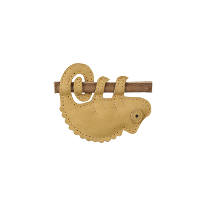 Talei Clip | Yellow Chameleon | Khaki Nubuck