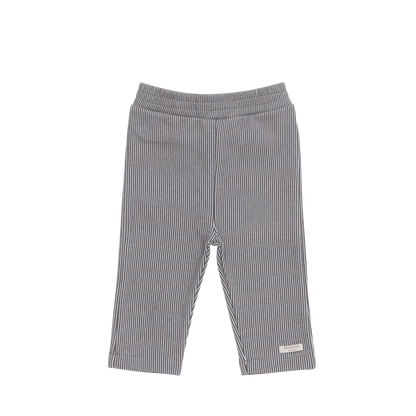 Teijs Trousers | Cloudy Grey - White Striped