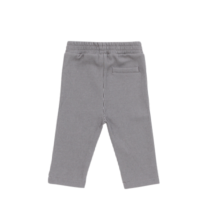Teijs Trousers | Cloudy Grey - White Striped