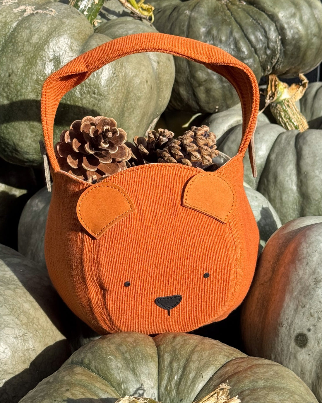 Tompo Basket | Pumpkin Bear | Maple Nubuck