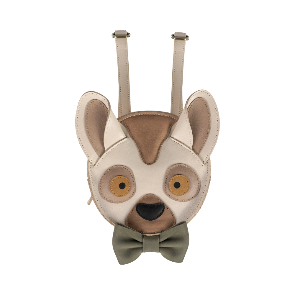 Tendo Backpack | Festive Lemur | Ivory Classic Leather