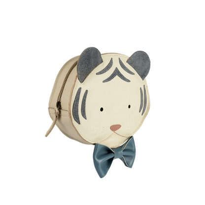 Tendo Backpack | Festive White Tiger | Cream Leather