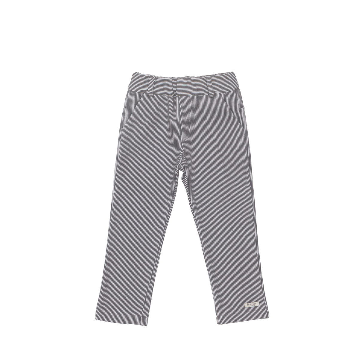 Tettono Trousers | Cloudy Grey - White Striped