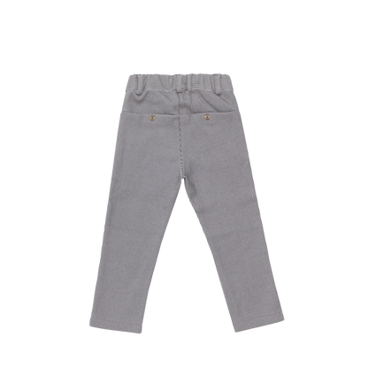 Tettono Trousers | Cloudy Grey - White Striped