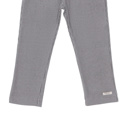 Tettono Trousers | Cloudy Grey - White Striped