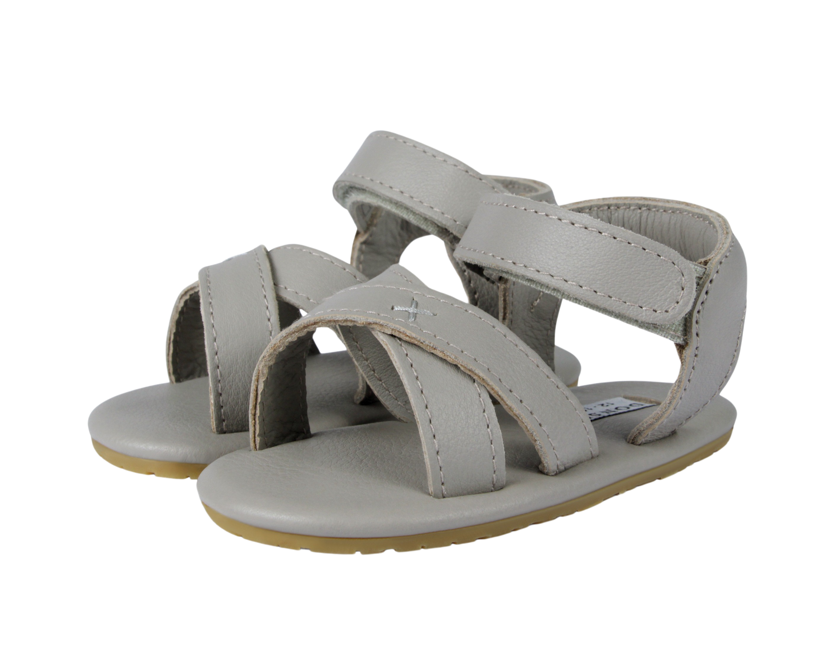Tobi Sandals | Light Stone Leather