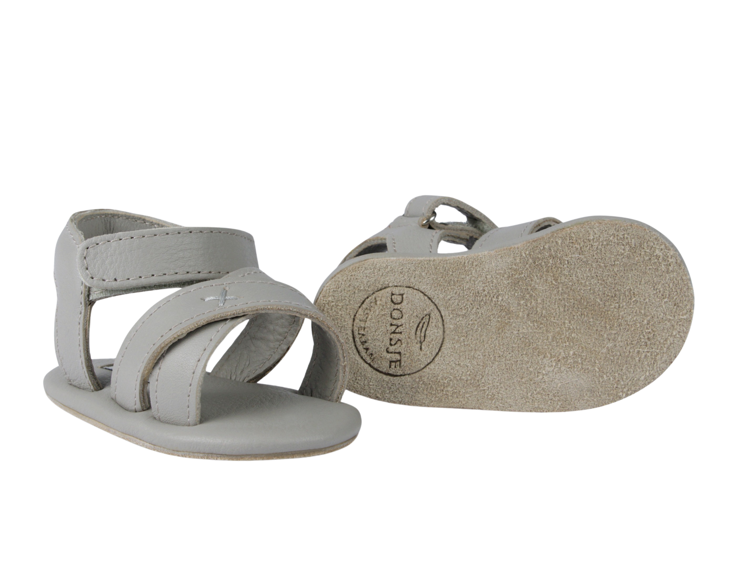 Tobi Sandals | Light Stone Leather