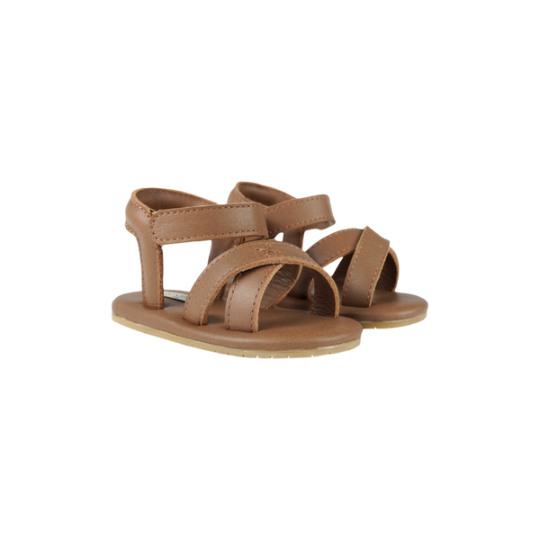 Tobi Sandals | Cognac Classic Leather