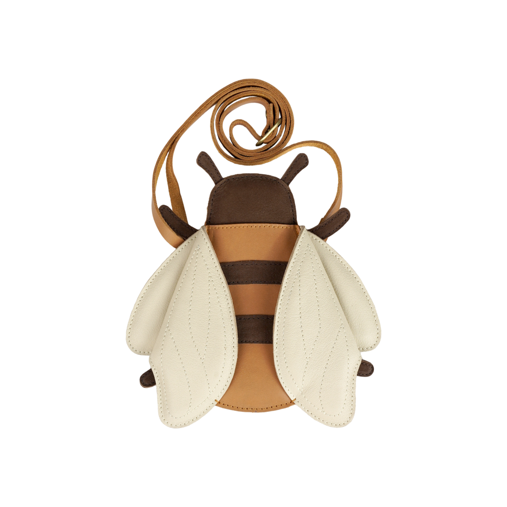 Toto Purse | Bee | Camel Classic Leather