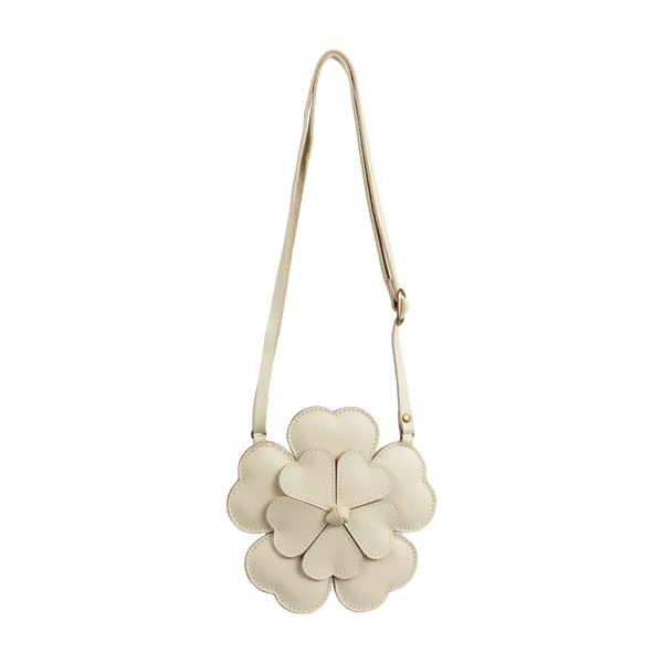 Toto Purse | White Buttercup | Cream Leather