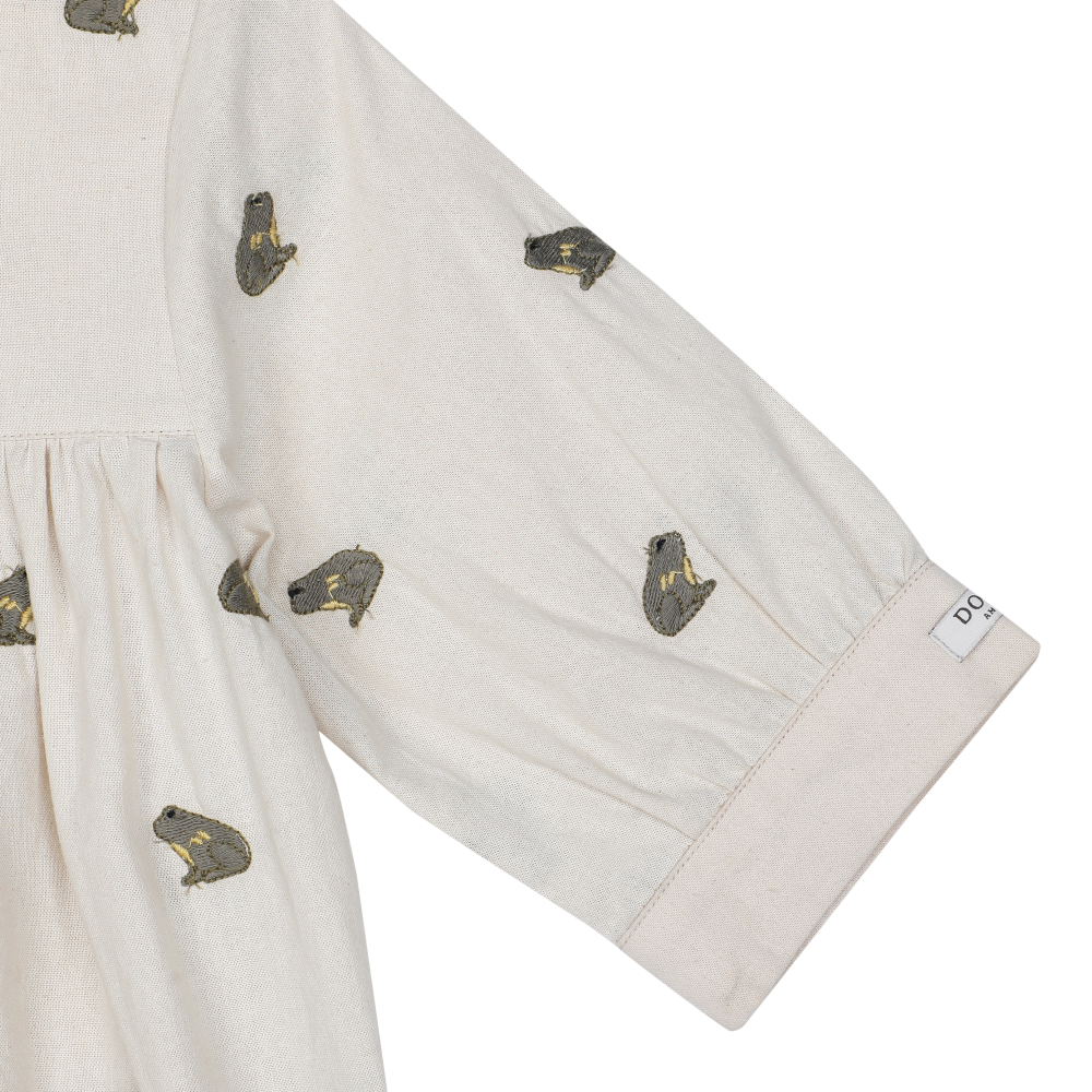 Ulda Dress | Frogs | Warm White