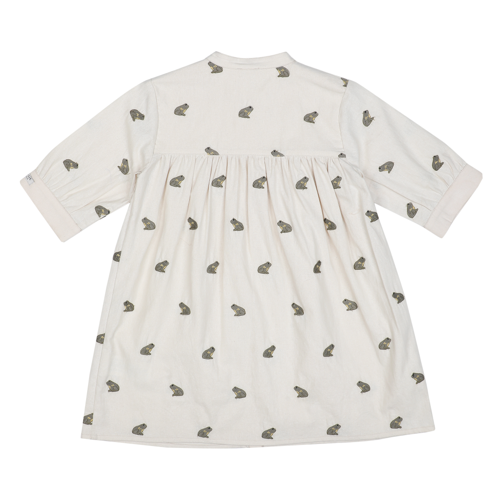 Ulda Dress | Frogs | Warm White