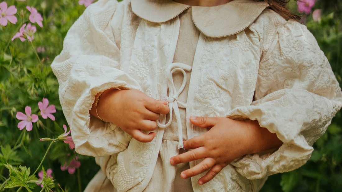Donsje Amsterdam Baby Girls Maillot In Beige