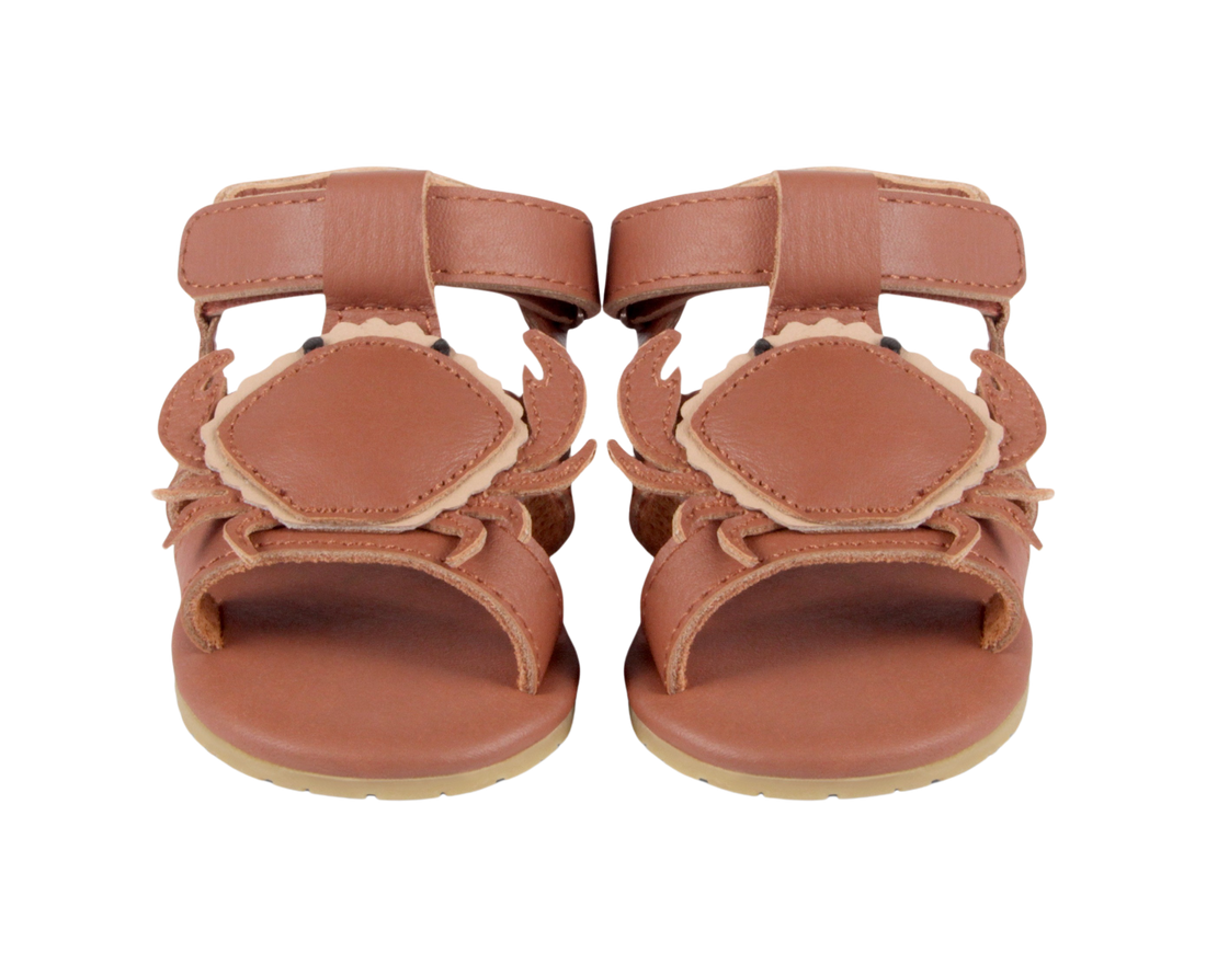 Ushy Sandals | Crab | Maple Leather