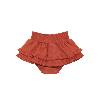 Vaibi Linen Bloomers | Rosewood