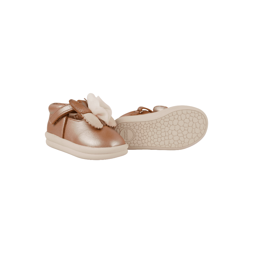 Vlindy Shoes | Clay Metallic Leather