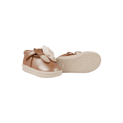 Vlindy Shoes | Clay Metallic Leather