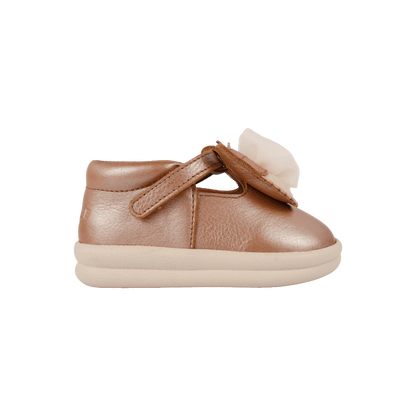 Vlindy Shoes | Clay Metallic Leather