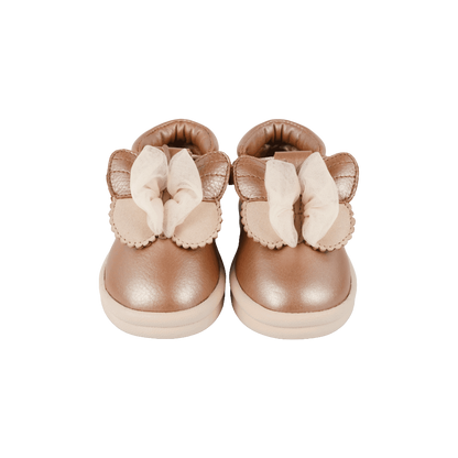 Vlindy Shoes | Clay Metallic Leather