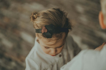 Wonda Headband | Holly | Olive Leather
