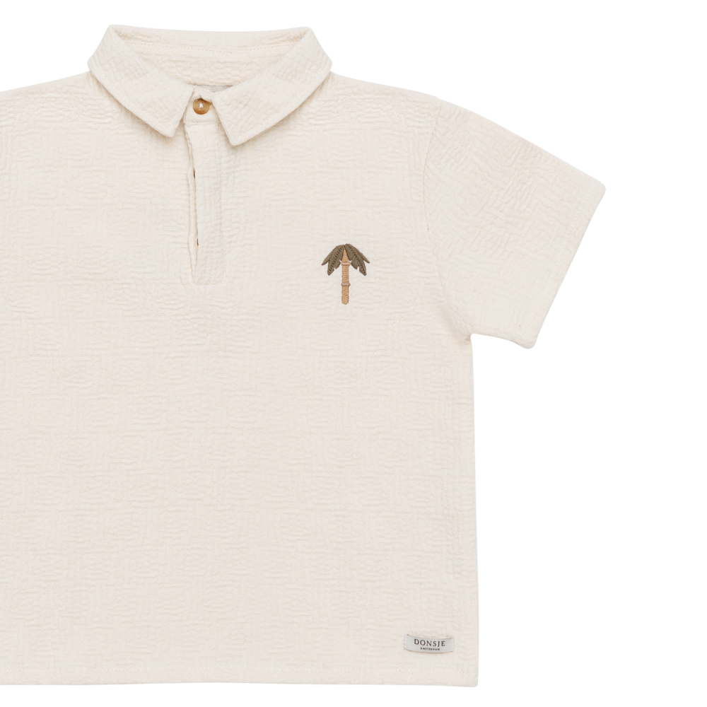 Wouti Shirt | Palm Tree | Warm White